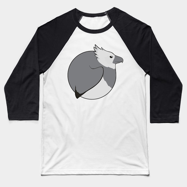 Bird Balls:  Harpy Eagle Baseball T-Shirt by Naturally Curvy